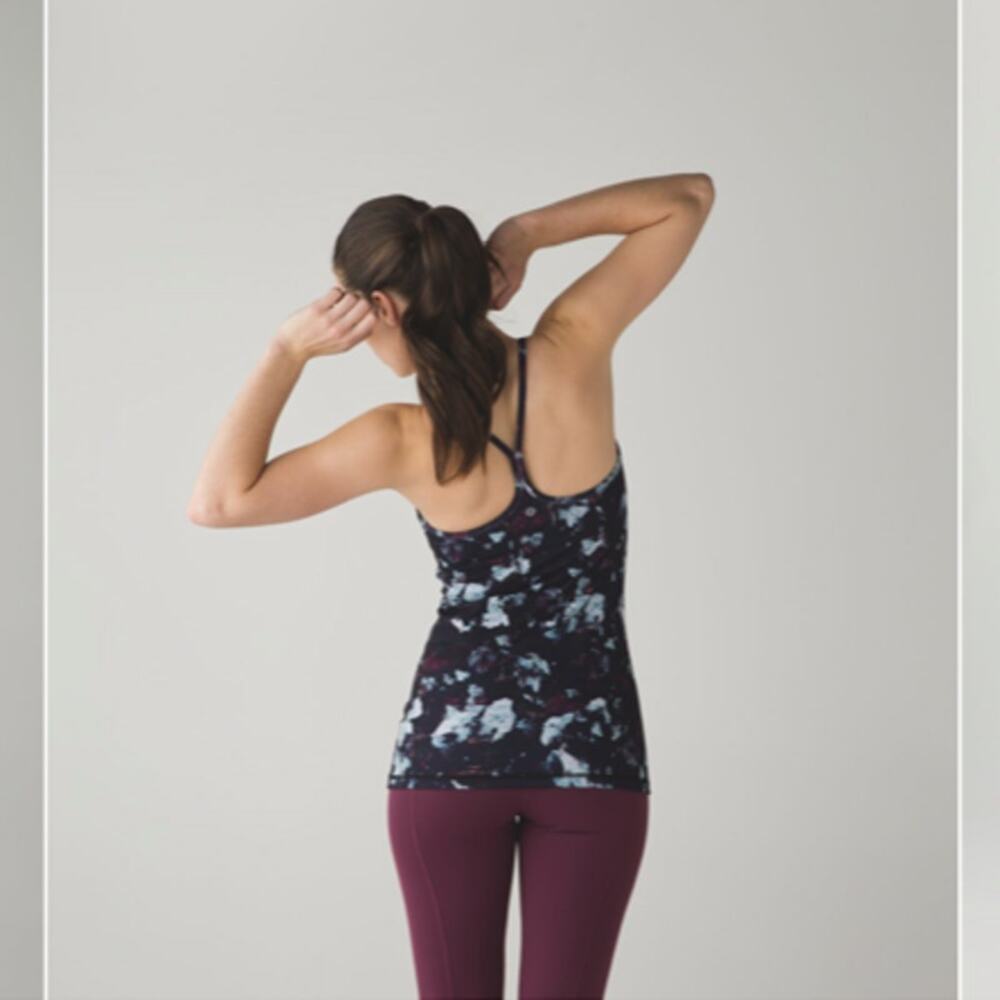 Lululemon Power Y Tank Static Blossom Multi - Picture 3 of 8